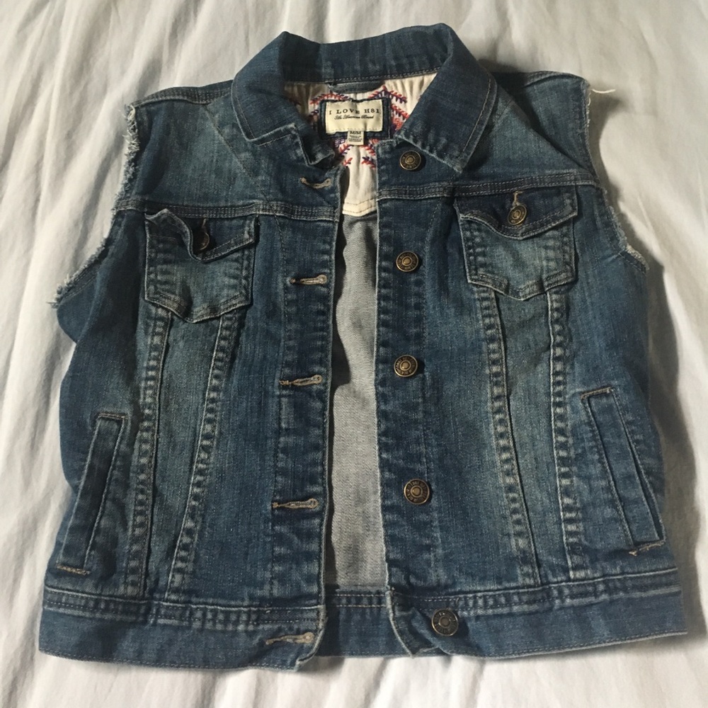 Cut off Jean Jacket